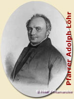 Pfarrer Adolph L�hr 1854 / Pfarrarchiv
